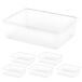 Curver Pack 6 cajas de almacenaje con tapa y ruedas C-Box Curver Pack 6 cajas de almacenaje con tapa y ruedas C-Box Transparente