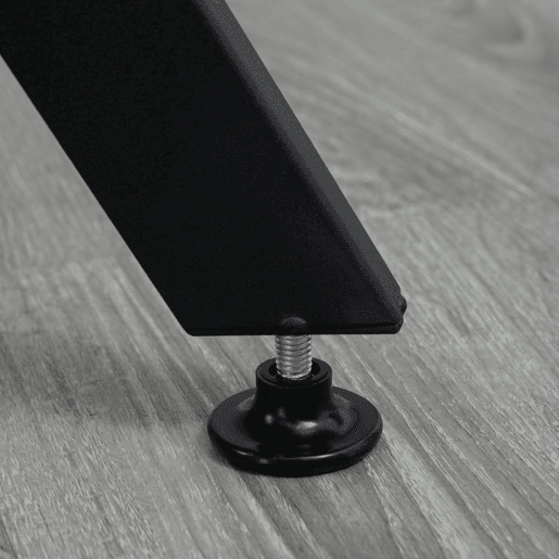 HOMCOM Mesa de Jantar Redonda para 2-4 Pessoas, Mesa de Cozinha Industrial com Pernas Curvas de Aço, para Sala de Estar, 90x90x76 cm, Castanho e Preto