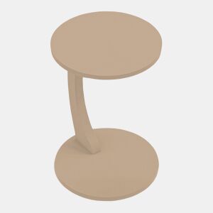 Mesa de apoio Holeby 56 x Ø 38 cm Cappuccino en.casa