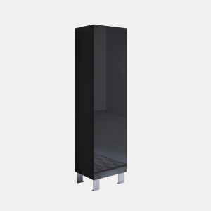 Vitrine Sala de estar e jantar Preto 40x29x177 1 porta Luke V4 Muebles Bonitos