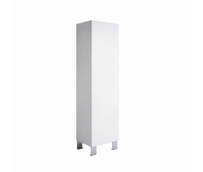 Vitrina salón comedor blanco 40x29x177 1 puerta luke v4 muebles bonitos