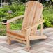 Adirondack Silla para Jardín Madera de Abeto Outsunny Adirondack Silla para Jardín Madera de Abeto Outsunny Marrón
