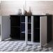 Aparador Salón comedor 3 puertas LED Luke A1 Muebles Bonitos 120 Aparador Salón comedor 3 puertas LED Luke A1 Muebles Bonitos 120 Blanco/ Negro