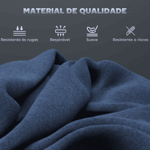 HOMCOM Conjunto de 2 Bancos de Bar Bancos Altos de Cozinha com Encosto e Apoio para os Pés Estofados em Veludo Estrutura de Aço Bancos Altos Modernos para Sala de Jantar Balcão 41x52x97 cm Azul