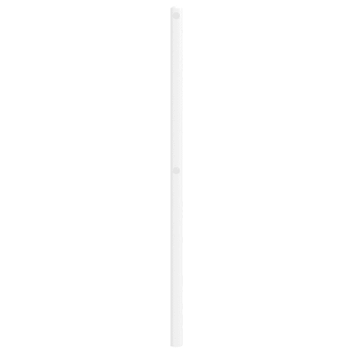 vidaXL Cabeceira de cama 200 cm metal branco