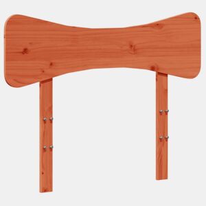 vidaXL Cabeceira 90 cm madeira de pinho maciça castanho-mel