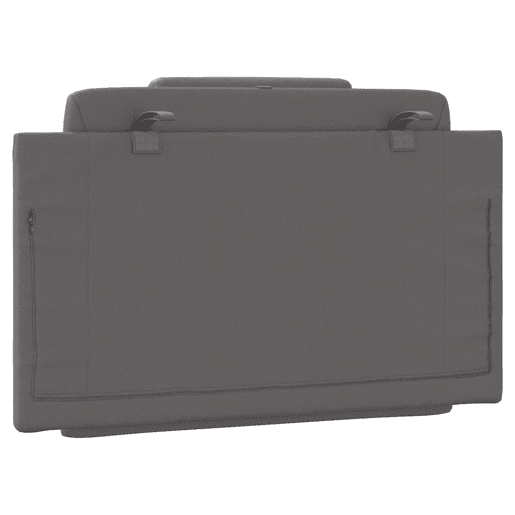 vidaXL Almofadão de cabeceira Viana 80 cm couro artificial cinzento vidaXL Almofadão de cabeceira Viana 80 cm couro artificial cinzento