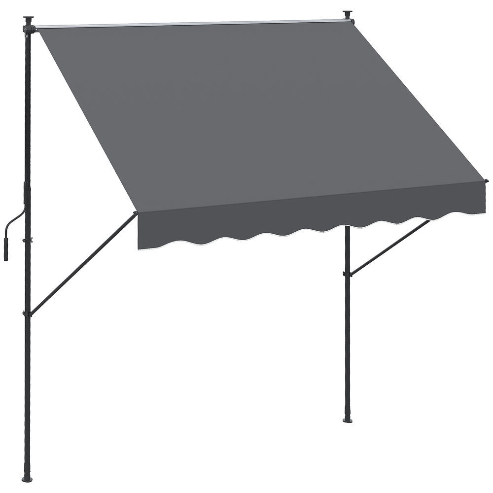 Toldo Manual Poliester, Metal Outsunny