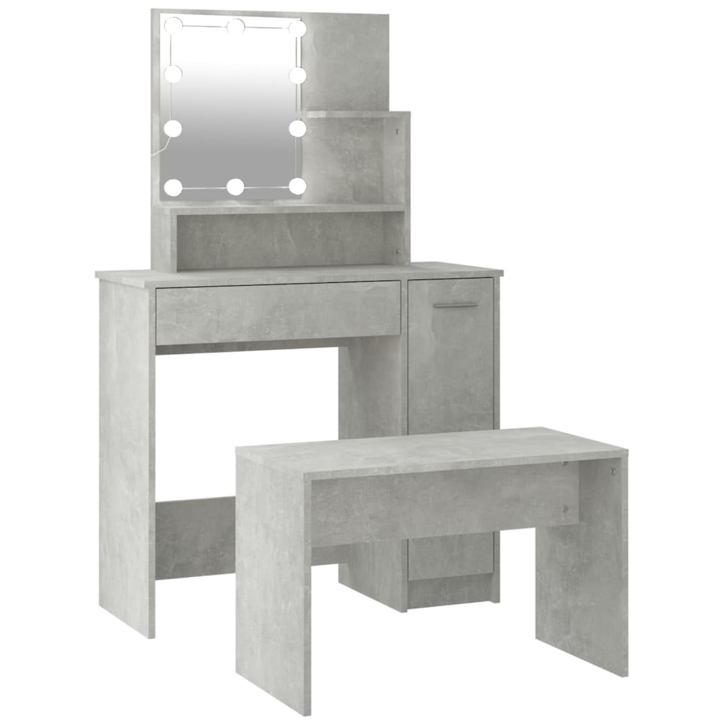 Juego de Tocador DREAM SPACE 86 Gris