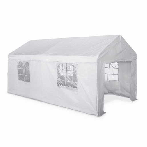 3x6m tenda de receção, Burdigala, Branco, 590x296x277 cm