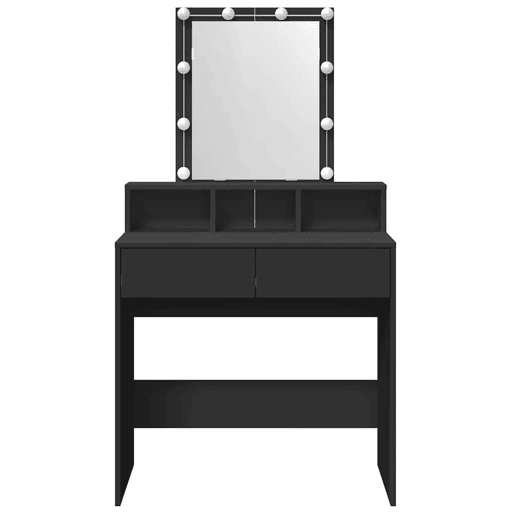 Penteadeira - Toucador com LED 80x41x144,5 cm preto