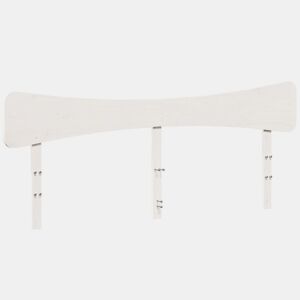 vidaXL Cabeceira 180 cm madeira de pinho maciça branco