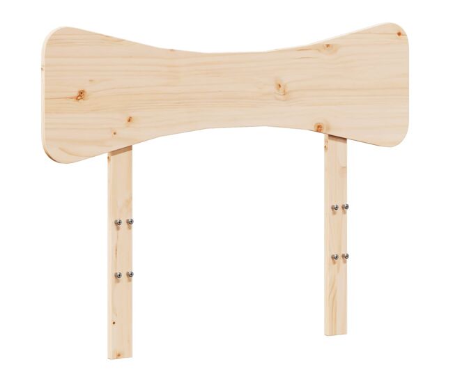 Vidaxl cabecero de madera maciza de pino 90 cm