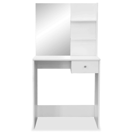 Penteadeira - Toucador em aglomerado 75x40x141 cm branco