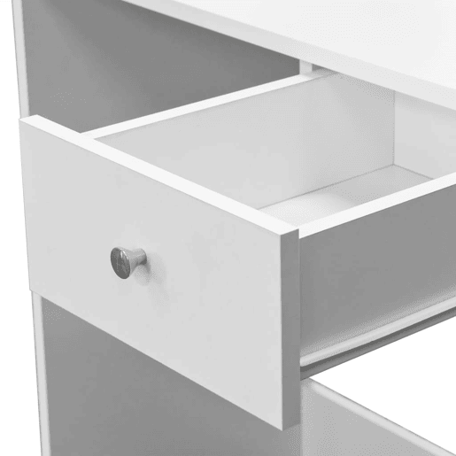 Penteadeira - Toucador em aglomerado 75x40x141 cm branco
