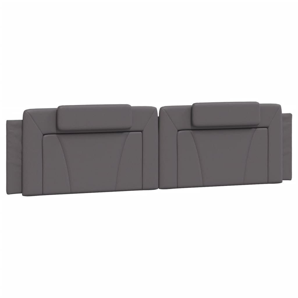 Cabecero De Cama Acolchado 200 Gris
