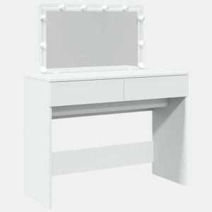 Penteadeira - Toucador com LEDs 100x40x120 cm branco