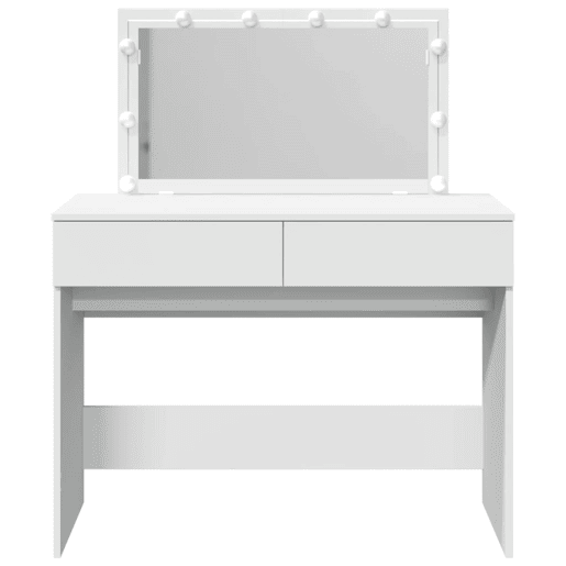 Penteadeira - Toucador com LEDs 100x40x120 cm branco Penteadeira - Toucador com LEDs 100x40x120 cm branco