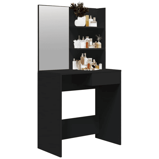 Penteadeira - Toucador com espelho 74,5x40x141 cm preto