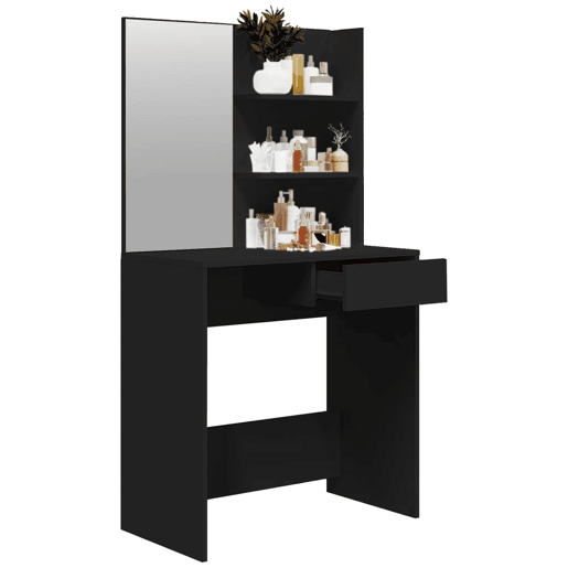 Penteadeira - Toucador com espelho 74,5x40x141 cm preto