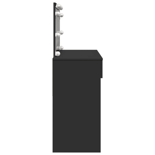 Penteadeira - Toucador com luzes LED 100x40x120 cm preto