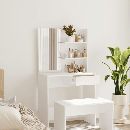 Penteadeira - Toucador com espelho 74,5x40x141 cm branco