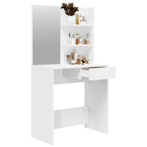 Penteadeira - Toucador com espelho 74,5x40x141 cm branco