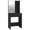 Penteadeira - Toucador com luzes LED 60x40x140 cm preto