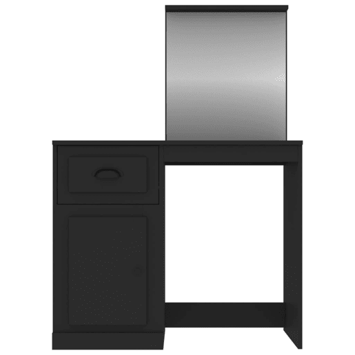 Penteadeira - Toucador com espelho 90x50x132,5 cm derivados de madeira preto