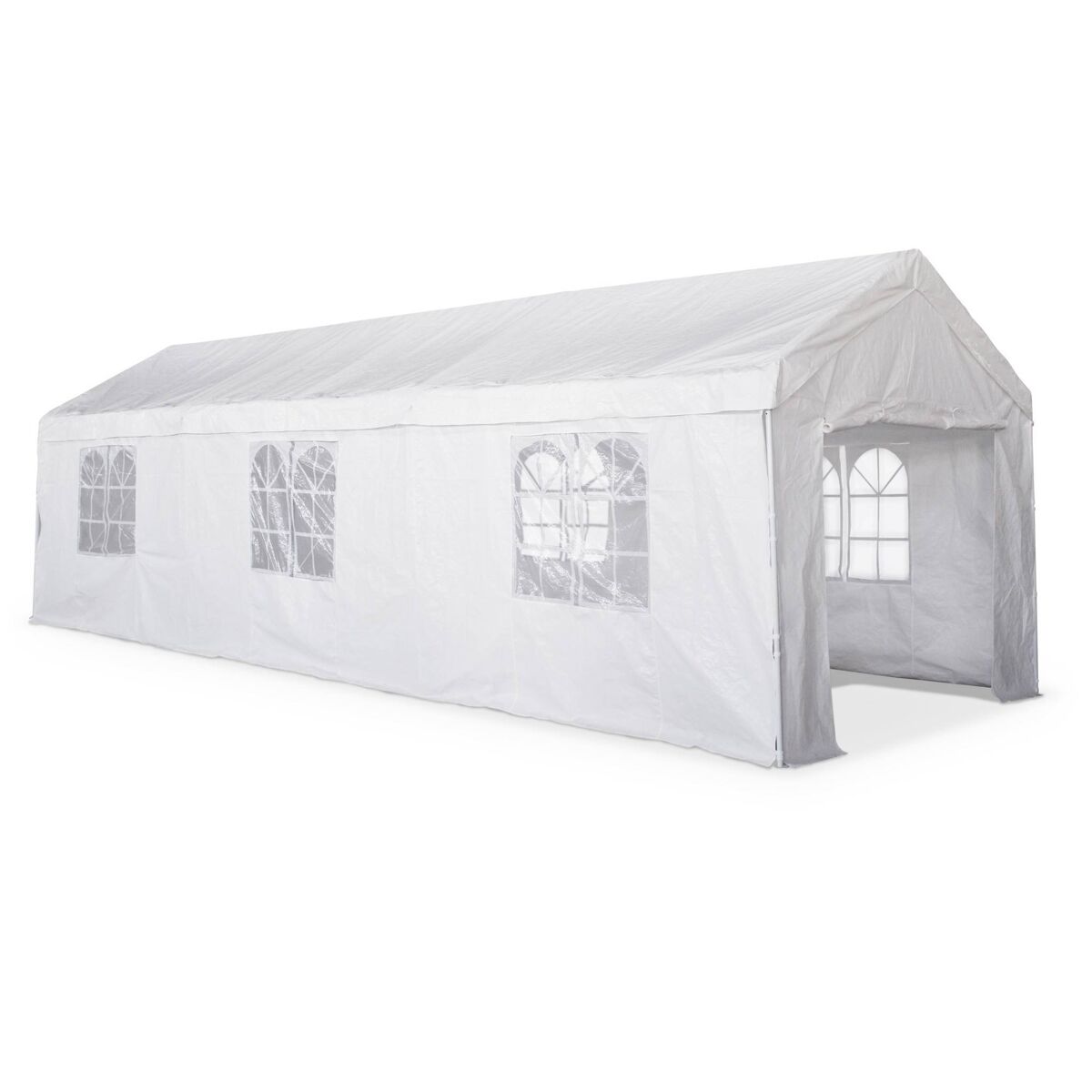 Carpa de recepción 3x9m blanco - 885x296x277 cm