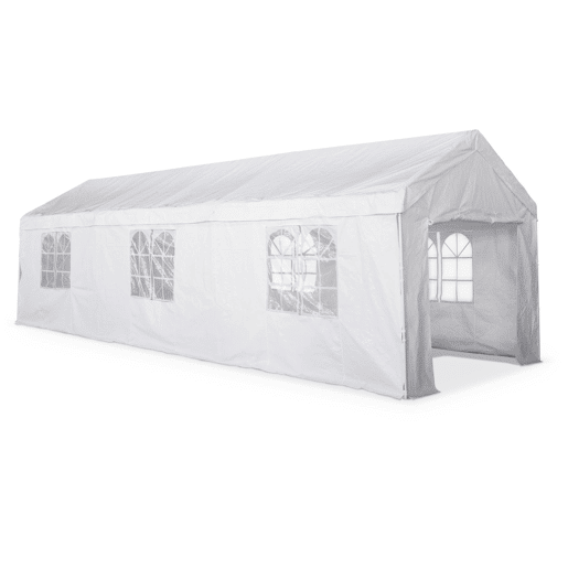 3x9m tenda de receção, Burdigala, Branco, 885x296x277 cm