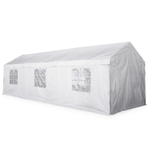 3x9m tenda de receção, Burdigala, Branco, 885x296x277 cm