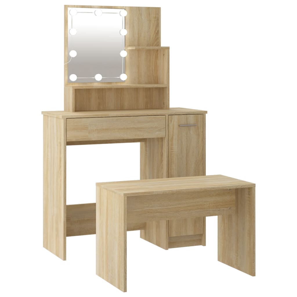 Juego de Tocador DREAM SPACE 86 Madera Clara