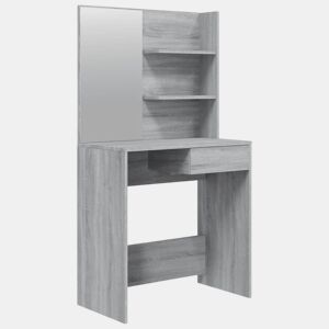 Penteadeira - Toucador com espelho 74,5x40x141 cm cor sonoma cinzento