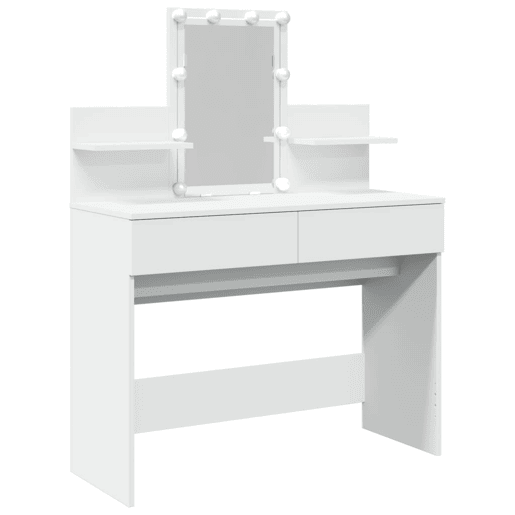 Penteadeira - Toucador com LEDs 100x40x130 cm branco
