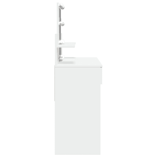 Penteadeira - Toucador com LEDs 100x40x130 cm branco