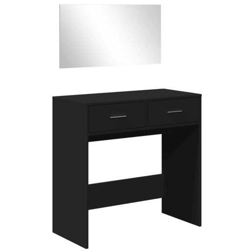 Penteadeira - Toucador com espelho 80x39x80 cm preto