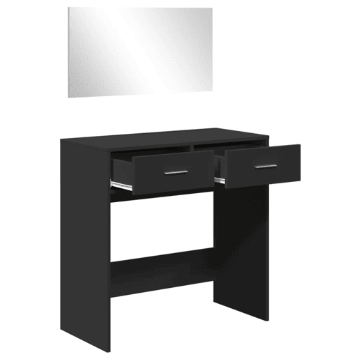 Penteadeira - Toucador com espelho 80x39x80 cm preto