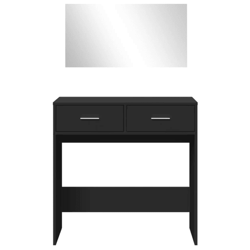 Penteadeira - Toucador com espelho 80x39x80 cm preto