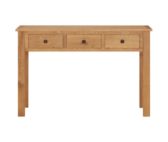 Tocador - tocador de maquillaje - mesa de tocador madera maciza de roble 110x40x75 cm