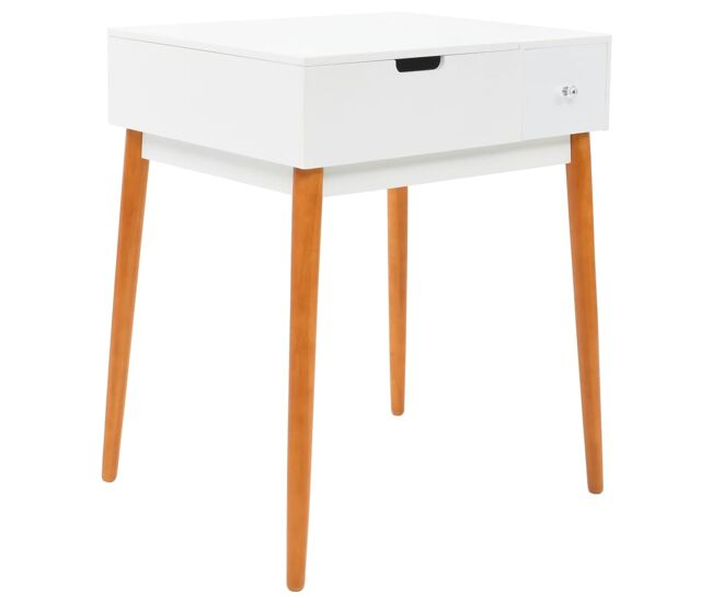 Tocador - tocador de maquillaje - mesa de tocador con espejo de mdf 60x50x86 cm