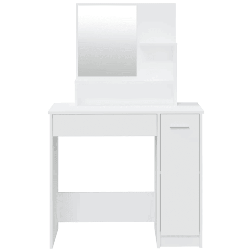 Penteadeira - Toucador com espelho 86,5x35x136 cm cor branco