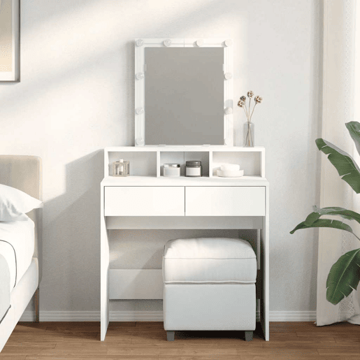 Penteadeira - Toucador com LED 80x41x144,5 cm branco