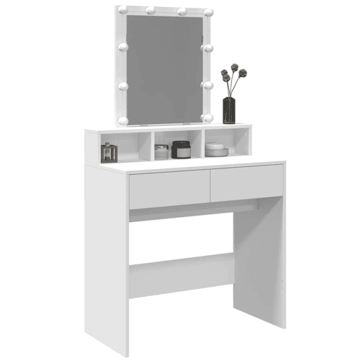 Penteadeira - Toucador com LED 80x41x144,5 cm branco