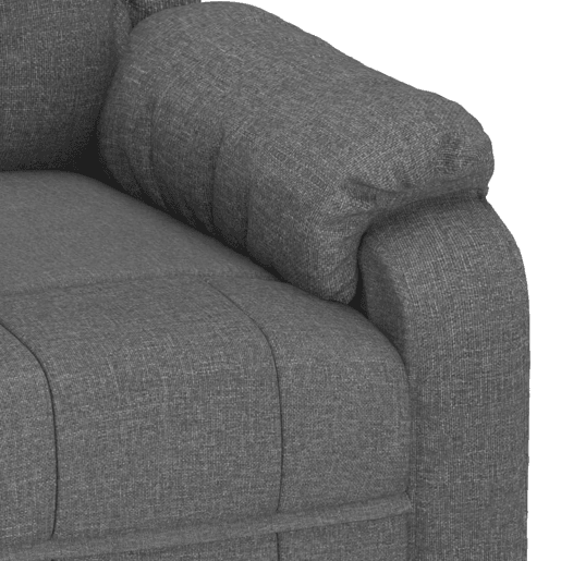 vidaXL Poltrona reclinável tecido cinzento-escuro vidaXL Poltrona reclinável tecido cinzento-escuro