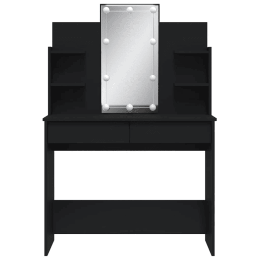 Penteadeira - Toucador com luzes LED 96x40x142 cm preto