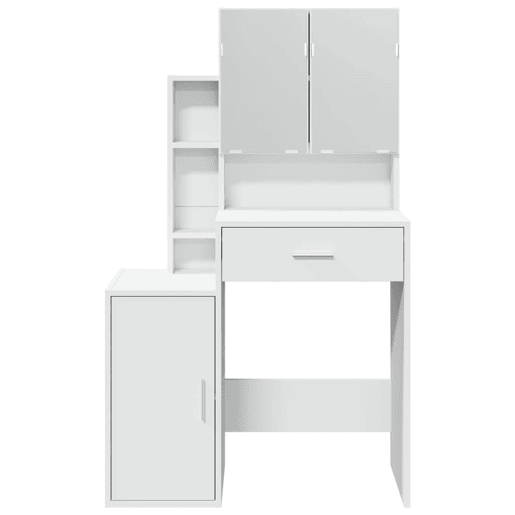 Penteadeira - Toucador com armário 80x35x132 cm cor branco