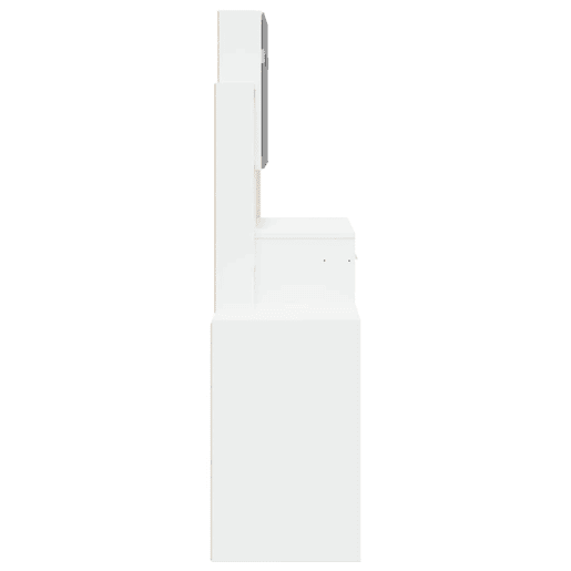 Penteadeira - Toucador com armário 80x35x132 cm cor branco