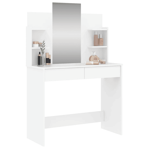 Penteadeira - Toucador com espelho 96x39x142 cm cor branco