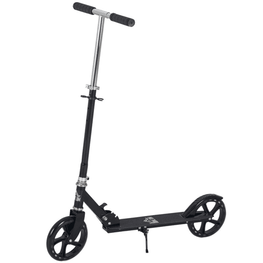 HOMCOM Trotinete Dobrável para Crianças de 7 a 14 Anos Trotinete Infantil com Guiador Ajustável em 4 Níveis e Travão 88x37x75-100cm Preto HOMCOM Trotinete Dobrável para Crianças de 7 a 14 Anos Trotinete Infantil com Guiador Ajustável em 4 Níveis e Travão 88x37x75-100cm Preto